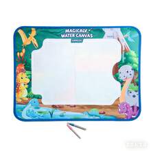 Children's Magic Water Drawing Mat, Colorful Writing & Painting Doodle Cloth With 2 Water Painting Brushes - Green - View 9