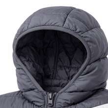 Premium Waterproof Children's Puffer Jacket - 灰色 - 查看 7