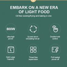 SOKANY Multi-Functional Air Fryer, Convenient And Time-Saving For Home Use - Black - View 2