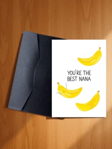 1 Greeting Card For Grandma - Funny & Creative "You Are The Best Grandma" Card With Envelope - Style a - View 25
