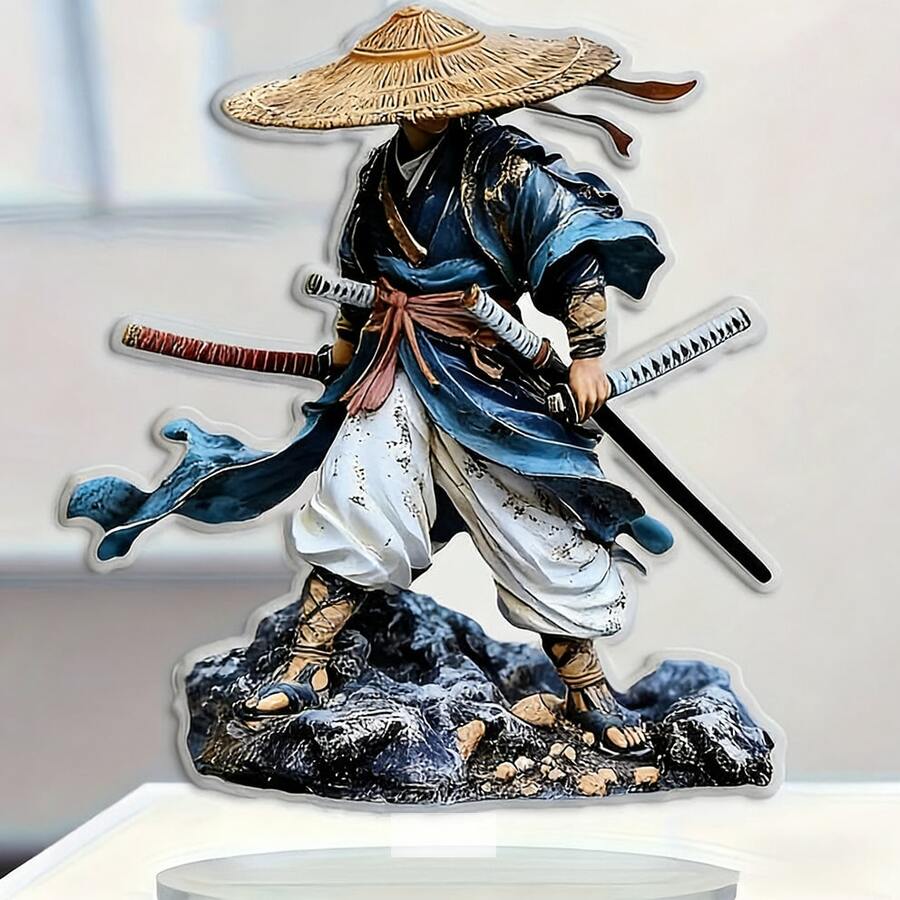 1个波西米亚风格动漫武士摆件,适合摆放在办公室展示柜、收藏柜、客厅、卧室和书桌上作为装饰。 - 均碼 - 查看 1