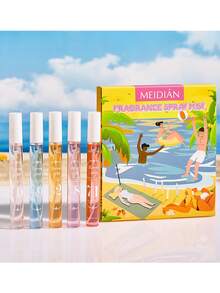 1 pièce/5 pièces/10 pièces Parfum parfumé à la plage de 10 ml, essentiel pour les vacances, rafraîchisseur d'air d'été, petit flacon portable, parfum d'ambiance longue durée pour la maison, 5 options de parfum, vous plonger dans un festin olfactif - A - Voir 12