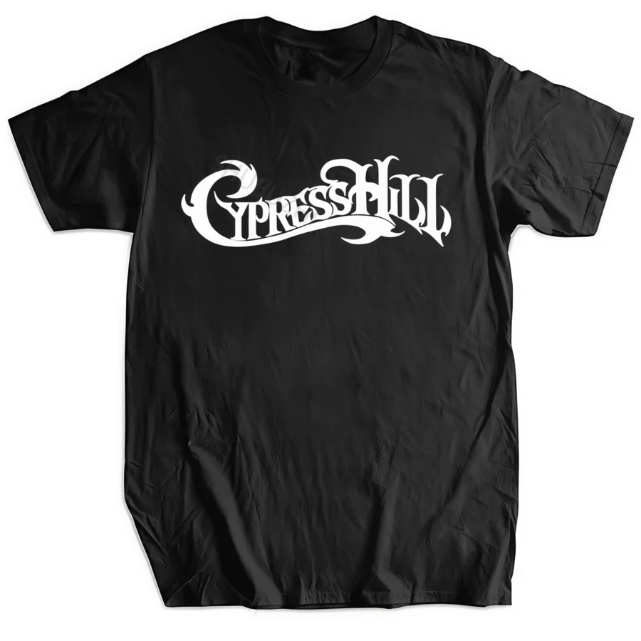 T Shirt For Men Crew Neck Cypress Hill Black New Men'S Hip Hop Crew Neck T Shirt Motorcycle Casual T Shirt - màu đen - Xem 1
