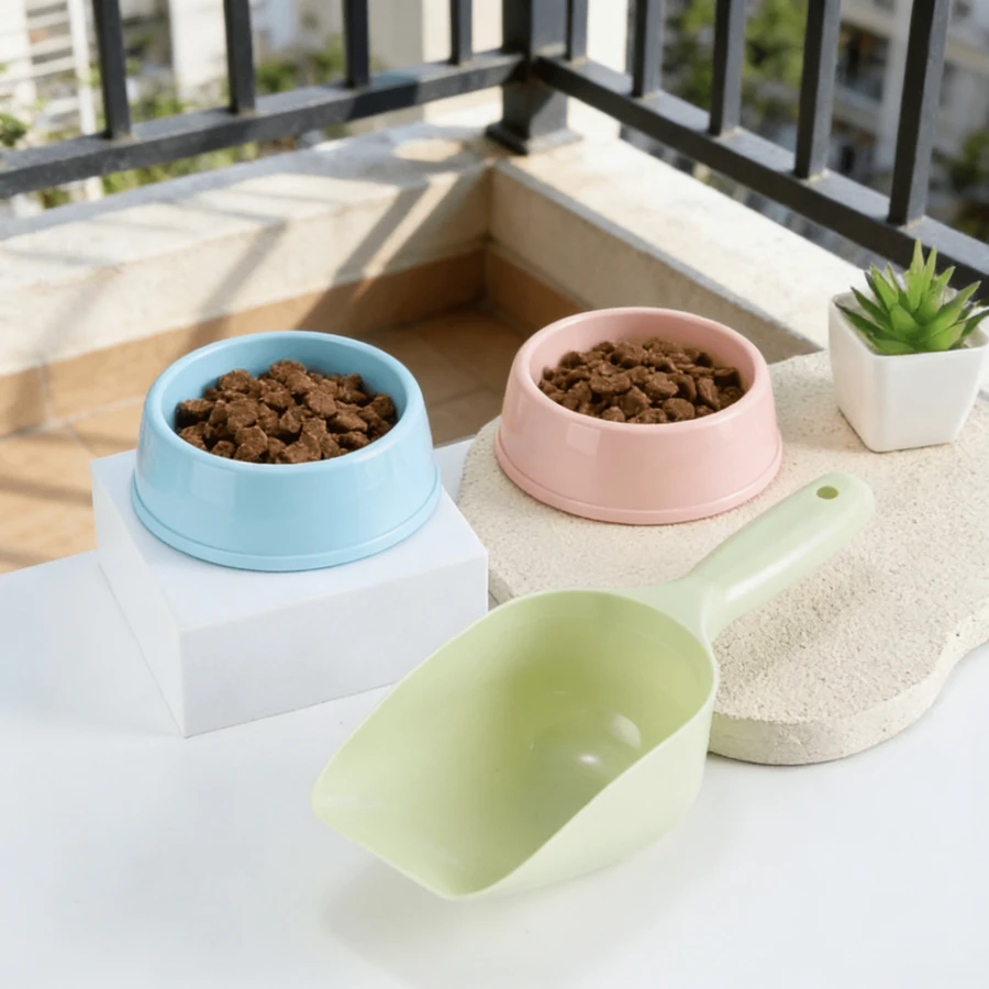 1pc New Pet Supplies, Original Cat/Dog Feeding Spoon, Pet Feeding Spoon, Dog Supplies, Dog Food Scoop, Pet Feeding Spoon, Cat Food Scoop, Dog Food Scoop, Multifunctional, Minimalist Elegant Design, Pet Supplies - 200ml - View 1