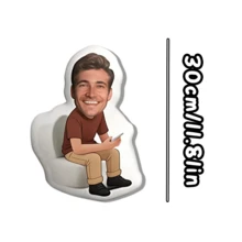 1 pieza Almohada personalizada - Almohada decorativa con foto personalizada, para parejas, personalizado, regalo especial para mamá, familia, amigos, aniversario, Día de la Madre, cumpleaños, San Valentín, Navidad, Halloween, graduación, Día del Padre, boda, ama de casa, sofá, cama, coche, sala de té, dormitorio, baño, sala de estar, comedor - Estilo 12 - Ver 4