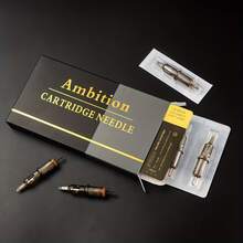 20pcs Ambition Premium Sterile Disposable Tattoo Needles, Round Shape, Suitable For Tattoo Machines And Permanent Makeup - Gold - View 9