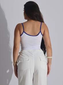3-Piece Set: Basic Tank Top And Cropped Top In Spandex Fabric - New - 查看 7