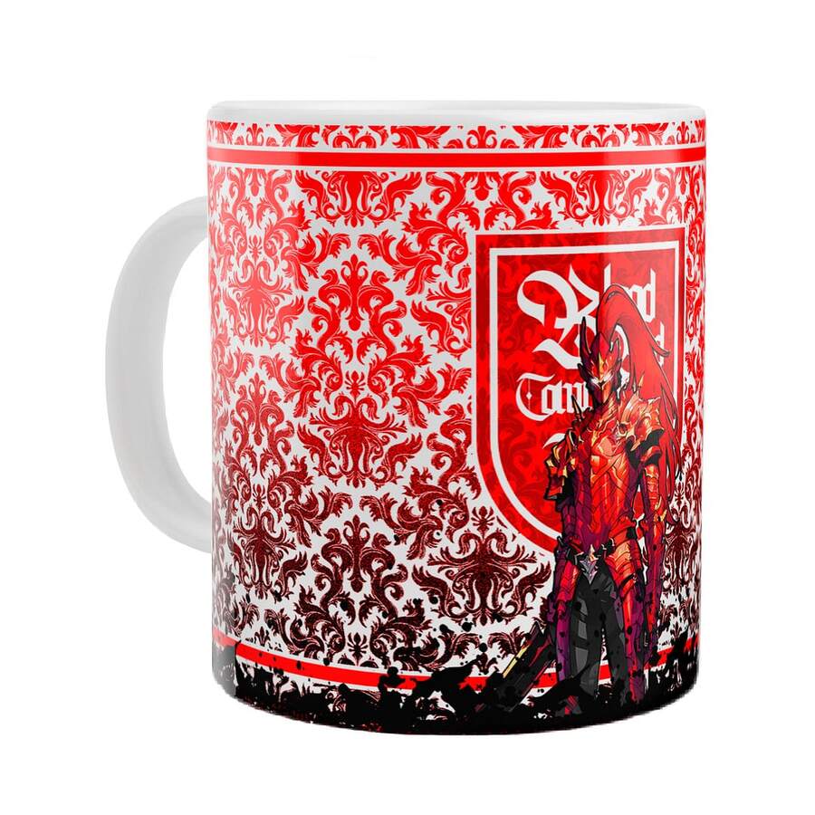 Taza de Solo Leveling Ore Dake LEVEL ÚP na Ken IGRIS Comandante Sangre Carmesí Ashborn Anime Céramica - Blanco - Ver 1