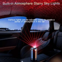 Smart Car Air Freshener Diffuser With Dynamic Light Show And Starry Sky Top Mode, Natural French Fragrance Oils/Perfume, Adjustable Fragrance Concentration, Long-Lasting Freshness, Cologne Scent, The Ideal Gift For Car Enthusiasts - Aroma Diffuser + 3 Bottles Of Marine Perfume - View 4