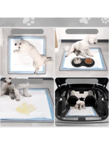 Almohadilla de entrenamiento para mascotas de silicona lavable y reutilizable, alfombra impermeable para perros - Multicolor - Ver 2