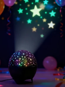 1个USB/插电式星月投影灯 - 床头氛围灯，房间投影灯 - 多色光 - 查看 2