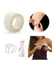 1pc Double-Sided Body Tape, Clothing Double-Sided Adhesive Tape, Strong Adhesive Invisible Bra Tape, Multi-Purpose Dress Tape With Dispenser, Transparent Body Tape Suitable For Women's Clothing, Skin And Bras - A - View 8