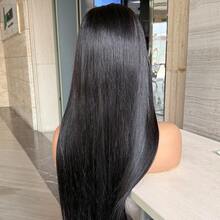 Brazilian Straight Human Hair Wigs Pre Plucked 13x4 HD Lace Frontal Wigs For Women 13x4 Bone Straight Lace Front Wigs Human Hair - Natural Black - View 3