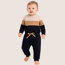 1 Set Of Children's Fleece Sweatshirts Sizes P To 3 Boys Baby Winter Clothes Cold Weather - 黑色 - 查看 15