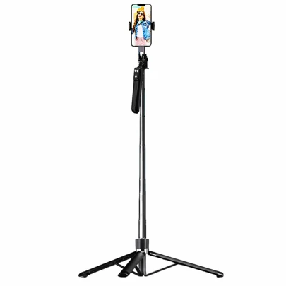 BSLIUFANG Nuevo trípode de 1,7 m para cámara de smartphone con obturador Bluetooth inalámbrico, soporte para selfie stick y soporte para teléfono
