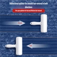 宠物毛发去除刷、宠物毛发去除器、宠物毛发滚筒，可去除沙发和地毯上的毛发，专为猫狗设计的滚筒刷，可重复使用。 - 滾筒式除毛刷 - 查看 4