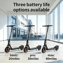 Adult Electric Bicycle,400W Motor,36V 10Ah Battery,8.5inch Air  Tires,Top Speed Of 30 Miles Per Hour,Range Of 30Miles,All-Terrain Electric Bicycle.Effortless Mobility For The Modern City Dweller - 基本的 - 查看 8