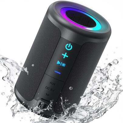 S16蓝牙音箱，超长续航，便携式户外防水迷你无线音箱，适用于智能手机、笔记本电脑、平板电脑