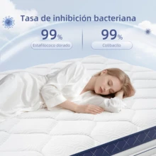 Mattress Pads - Blue and White - View 10