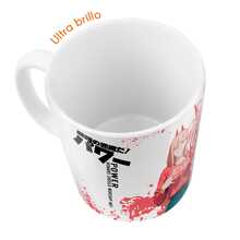 Taza de Anime chaísáw mán Power Demonio de la Sangre Waifu Dévil huntér 11Oz 325Ml - Blanco - Ver 4