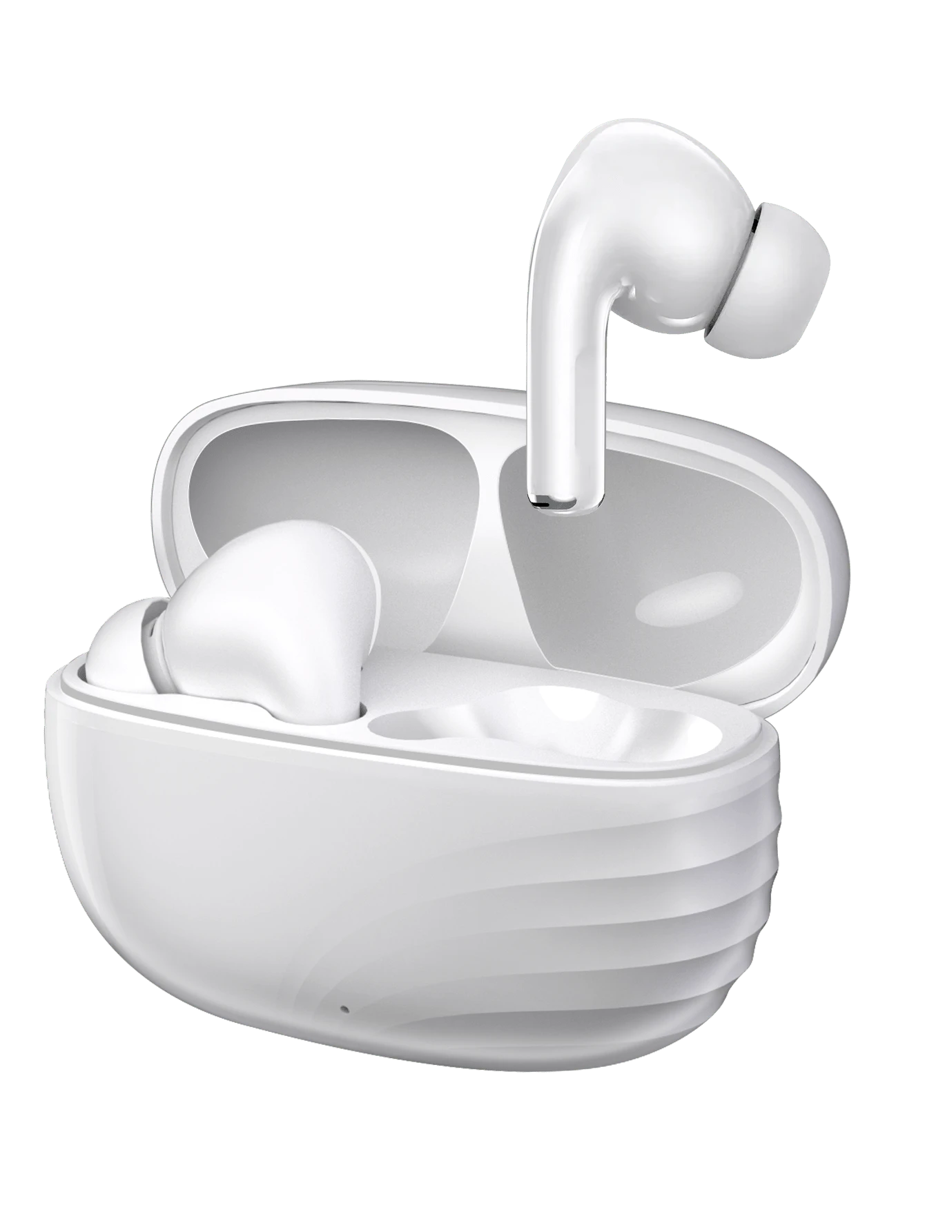 True Wireless Earbuds - Compatible With Apple And Android Devices, Built-In Microphone, Sweat-Resistant, Up To 24 Hours Playtime - White - View 1