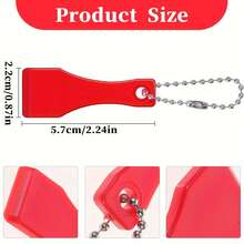 彩票刮刮卡钥匙扣 - 多功能工具钥匙圈，带登山扣，可用于刮刮卡游戏、去除贴纸和标签 - 感恩节礼物 - 彩色 - 查看 8