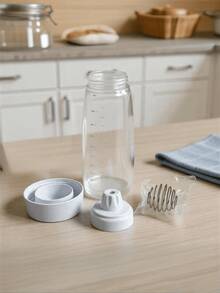 (2-7 Daysmust Arrive)1PC Pancake Batter Dispenser With Whisk Ball & Stand Base - Easy To Use, Time-Saving, Durable, Large Capacity, Easy To Clean, Detachable Base, Versatile For Pancakes, Crepes, Waffles, Muffins, Qatayef, Cupcakes & More, Effortless Batter Distribution For Perfectly Shaped Treats, Suitable For Home Kitchen, Breakfast Prep, Baking Parties, Family Brunch & Holiday Gatherings, Sturdy Construction Ensures Long-Lasting Performance, Storage With Detachable Components, Ideal For Baking Enthusiasts, Home Cooks, Breakfast Lovers, Busy Parents & Party Planners, Perfect Gift For Housewarming, Mother's Day, Birthday & Baking Lovers, Streamlines Baking Process & Reduces Kitchen Mess, Compatible With Various Batter Types, Compact Design Fits Any Kitchen Countertop, Must-Have Baking Accessory For Effortless & Fun Cooking Experience,Baking Supplies,Kitchen Items,Kitchen Gadgets(White) - Multicolor - View 4