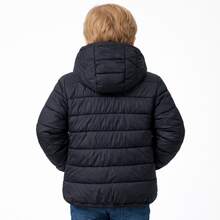 Premium Waterproof Children's Puffer Jacket - Black - View 5