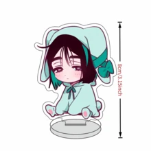 2D 平面 8cm 动漫人物桌面摆件，亚克力竖式展示雕像，外星人动漫周边，双面亚克力材质，适合展示和收藏 - 6Pcs - 查看 9