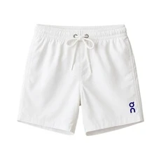 KIT OF 3 SHORT-ON RUNNING SPORTS MADE OF LIGHTWEIGHT, STRETCH, DRY-FIT ELASTANE AND FOOTBALL, RUNNING, AND CYCLING - 黑色,藍色和白色 - 查看 2