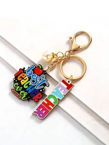 Bộ 5 món quà tặng Ngày Nhà giáo, móc khóa hình giáo viên, phù hợp cho cả nam và nữ. - nhiều màu - Xem 4