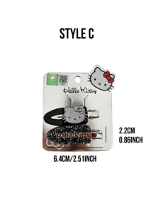 Hello Kitty Silver Series Duckling Mouth Hair Clips Gift Set - Cute Cartoon Cat, Bow, Spoon & Fork Shaped Clips with Sparkling Rhinestone & Glitter Details, Premium Silver Finish Y2K Aesthetic Hair Accessories, Perfect Birthday, Christmas & Holiday, for Hashable Girls & Hashable, 硬盤, Christmas & Holiday, for Hashable Girls & Hashableer, Christmas & Holiday, for Hashable Girls & Hashable》, Christmas & Holiday。 - 彩色 - 查看 12