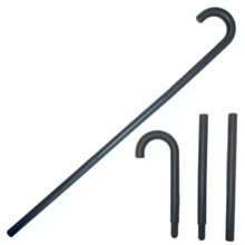 Halloween Party Props Costume Accessories All Black Cane Magician Cane Cane - Multicolor - View 6