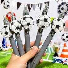 5支/套足球主题圆珠笔，适合学校、办公室、日记本和礼品，返校季必备 - 彩色 - 查看 2