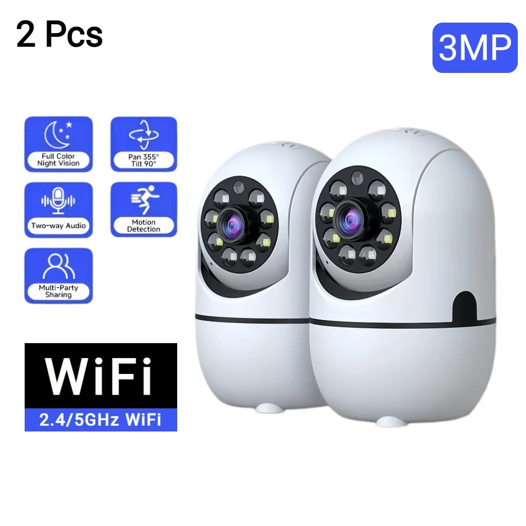 2 Pcs - 白色 - 查看 1