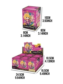 POP MART GONG "JoJo's Bizarre Adventure: Golden Wind" Series Blind Box - 6 mô hình thường + 1 mô hình bí mật, bao gồm các thiết kế JoJo kinh điển của các thành viên Biệt đội Bucharati và các Stand của họ, như Giorno Giovanna, Bruno Bucciarati, Abbacchio, Mista, Narancia Ghirga, Fugo Pannacotta, và một mô hình bí mật. - Nhiều màu - Xem 5