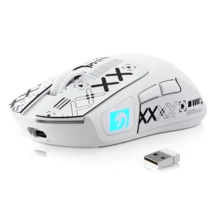 MAMBASNAKE M4 无线游戏鼠标，24000 DPI 可调，PAW3311 光学传感器，可编程按键，52g 轻巧人体工学设计，支持 2.4G/蓝牙/USB-C 连接 - 查看 12