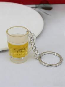 1 件商品，创意仿亚克力啤酒杯钥匙扣 - 派对小礼物，创意钥匙扣，背包挂件，包包挂件，生日礼物，派对礼物 - 1pcs啤酒鑰匙圈 - 查看 2