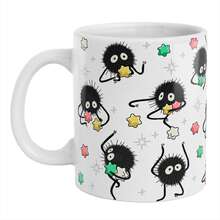 Taza de Anime de El Viaje de ChihIRÓ Susuwataris Anime Pelicula Studio ghíblí - Blanco - Ver 1
