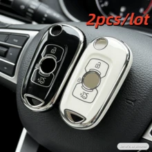 2pcs Car Key Fob Cover Case Fit For Opel/Vauxhall Astra K 2015-2017, Buick Excelle GT, Verano, Excelle GT - Multicolor - View 5