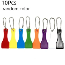 彩票刮刮卡钥匙扣 - 多功能工具钥匙圈，带登山扣，可用于刮刮卡游戏、去除贴纸和标签 - 感恩节礼物 - 彩色 - 查看 14