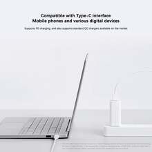 Xiaomi Cable de datos Tipo-C 6A, 1m - Admite carga rápida de 120W/67W/45W/33W, compatible con dispositivos Redmi/Android - Blanco - Ver 3