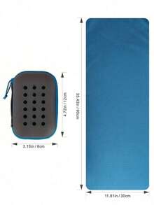 Box Packed Quick Drying Sports Towel, Unisex, Portable Outdoor Cooling Towel, Machine Washable, Suitable For Camping, Yoga, Running, Hiking, Gym And Travel. Camping Essential, Provides Instant Cooling, Travel Cooling Towel, Cooling Gym Towel, Absorbent Towel, Fast Cooling Ice Silk Towel, Cooling Running Towel, Packaged In A Box. - Multicolor - View 11