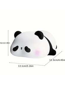 Cute Panda Multi-Style Touch Sleep Light, Touch-Sensitive Soft Light LED Bedside Lamp, USB Rechargeable, Ideal Gift For Friends On Christmas And Birthdays, Perfect For Panda Room Decor - Multicolor - View 7