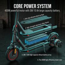 Adult Electric Bicycle,400W Motor,36V 10Ah Battery,8.5inch Air  Tires,Top Speed Of 30 Miles Per Hour,Range Of 30Miles,All-Terrain Electric Bicycle.Effortless Mobility For The Modern City Dweller - 基本的 - 查看 4