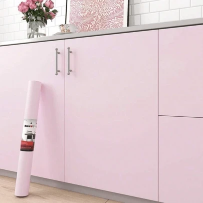 1 Roll Of Frosted Matte Texture Self-Adhesive Wallpaper, Sticky Wallpaper, Removable Peeling And Pasting, Multi-Color Options, Indoor Background Wall, Porch Wall, Wall Decoration, Create Light Luxury Style Decoration, Cabinets, Dining Tables, Wardrobes, Old Furniture Renovation Decoration, Home Decoration, Room Decoration