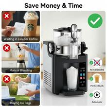 Smart Slushie Machine For Home, 1.5L Frozen Drink Maker With Touch Screen, No Ice Needed Margarita & Cocktail Machine, Fast Freeze Smoothie & Milkshake Maker For Party & Kitchen - 查看 6