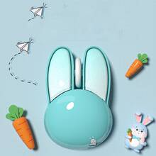 MOFII Pipitree M6 Ratón Inalámbrico Silencioso, Conexión 2.4g, Receptor Usb, Diseñado Para Uso En Computadora Portátil Y De Escritorio - Azul - Ver 10