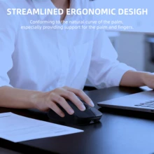 ATTACK SHARK A.JAZZ NJ07 Wireless Mouse, 67g Ultra-Lightweight, 3-Mode 2.4G/Bluetooth/USB-C, 6 Adjustable DPI Up To 12800, 1000Hz Optical Sensor, Ergonomic Design Long Battery Life, Compatible With PC - View 7