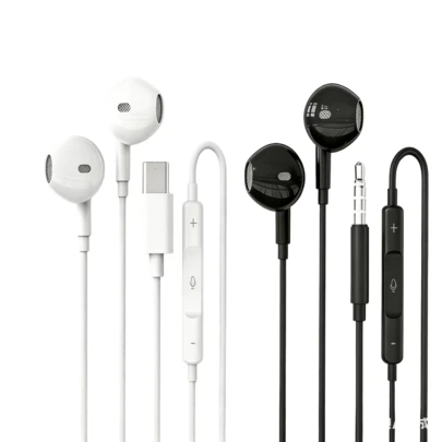 Acer Wired In-Ear Headphones With In-Line Microphone For Optimized Call Quality, Clear Vocals Without Background Noise, Plug-And-Play Compatible With Multiple Devices, Durable And Rugged, Suitable For Music, Office Work, And Gaming. OHW300